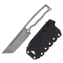 HalfBreed Blades Compact Field Knife Fixed 4.01in N690 SW Tanto Blade CFK03STN