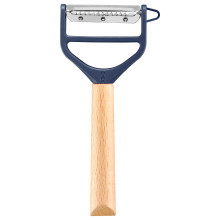 Opinel T Duo Kitchen Vegetable Peeler Wood Blue OP002431