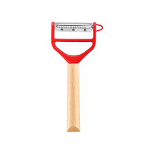 Opinel T-Duo Vegetable Peeler Beechwood Red OP002433