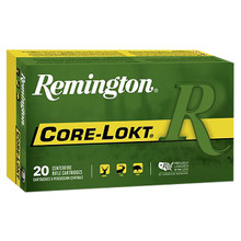 Remington 7mm-08 Rifle Ammunition 140 Grain Brass 20 Rounds Core-Lokt PSP 21337