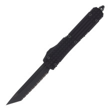 Microtech Ultratech Out-the-Front Automatic Knife (T/E Black F/S | Tactical Black)