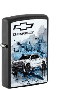 Zippo Chevrolet Truck Black Matte Lighter