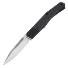 Suprlativ Infidel Slip Joint Folding Knife (Belt Satin M4/Black Camo FatCarbon)