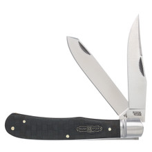Rough Ryder Black Reserve Trapper Folding Knife Black Basketweave Pakkawood RR2560 Rough Ryder Black Reserve Trapper Folding Knife Black Basketweave Pakkawood RR2560