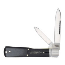 Rough Ryder Black Reserve Gunstock Folding Knife (Black
