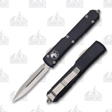 Microtech Ultratech Out-The-Front Automatic Knife (D/E Satin F/S | Black)