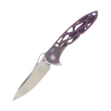 Artisan Cutlery Hoverwing Folding Knife Rose Anodized Titanium ATZ1801GREM