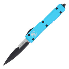 Microtech Ultratech Out-the-Front Automatic Knife (DLC Bayonet | Turquoise)