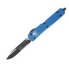 Microtech Ultratech Out-The-Front Automatic Knife (S/E Black P/S | Blue)
