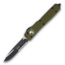 Microtech Ultratech Out-the-Front Automatic Knife (S/E Black P/S | OD Green)