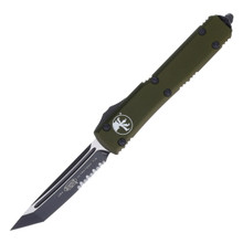Microtech Ultratech Tanto Black P/S OD Green Aluminum AUMT1232OD