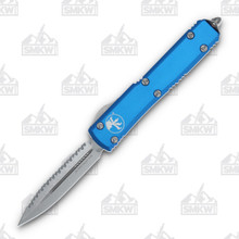 MICROTECH ULTRATECH D/E BLUE STONEWASH FULL SERRATED