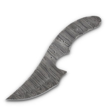 3.5 Inch Damascus Skinner Blade Blank BL139D