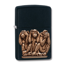 Zippo Three Wise Monkeys Lighter