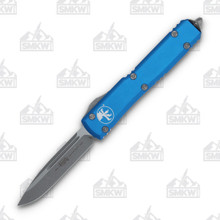 Microtech Ultratech Out-The-Front Automatic Knife (S/E Apocalyptic | Blue)