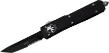 Microtech Ultratech Out-The-Front Automatic Knife (T/E Black P/S | Black)