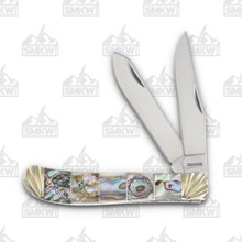 Rough Ryder Exotic Abalone Trapper Folding Knife RR1696
