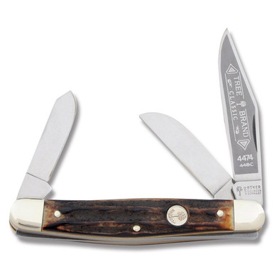 BOKER TREE BRAND POCKET KNIFE 4 CLOSED 3-BLADE