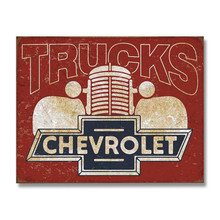 Chevrolet Trucks Tin Sign
