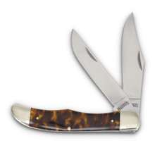 kaka☆ajew fluffy chain vertical case Case XX Black Curly Oak Wood One-Blade Folding Hunter