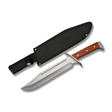Cherry Woodsman Bowie Knife