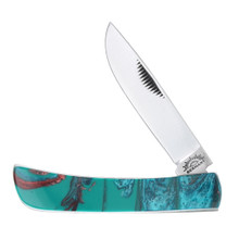 Eye Brand Knives: Eye Brand Locking Sod Buster Knife, Stag, EB-99DSL