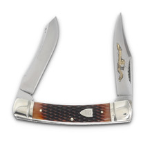 Rough Ryder 30th Anniversary Checkered Brown Bone Small Moose RR2630