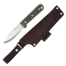 L.T. Wright Genesis Scandi Fixed Blade Knife (PSB-27 | Green Micarta)