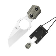 Kizer Variable Fixed Neck Knife 3.42 Inch Plain Satin Wharncliffe 1052A1