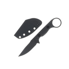 TOOR Jank Shank S SOCOM Fixed Blade 3in Plain Black Gunkote Drop Point JANKSHANKSSB