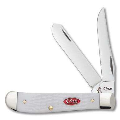 Case White Synthetic SparXX Mini Trapper Folding Knife CA60186