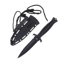 Frost Cutlery Tac Xtreme Fixed Blade Boot Knife with Sheath and Fire Starter FRTX065B