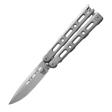 スーパーセール 目玉商品 Plain 4.5in Balisong Necron 99 Benchmade Jade TiCN Gold 10 G ロッド