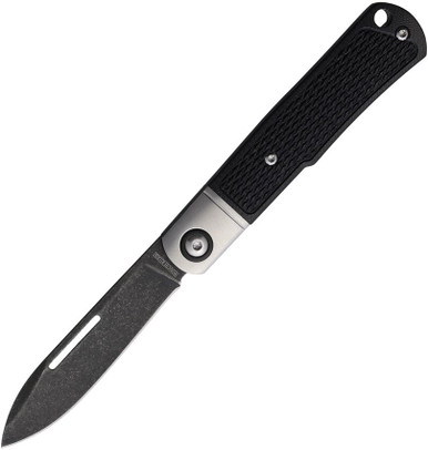 Rough Rider Slip Joint Black G-10 Folding Knife RR2677 - Smoky