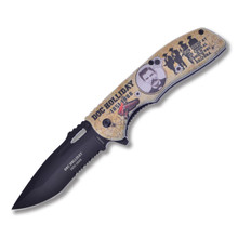 Legends of the West Doc Holliday Folding Knife 3.62in PS Black Drop Point