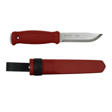 Morakniv Garberg Dala Red 4.29in Satin Drop Point Fixed Blade