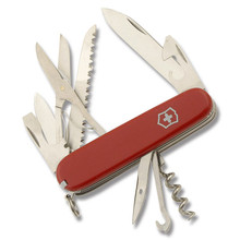 Victorinox Huntsman Swiss Army Knife Red with Pouch V56820