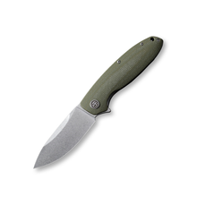 Petrified Fish Terra 3.54In D2 Blade Micarta Handle Flipper Liner lock Folding knife PFB01GRMW