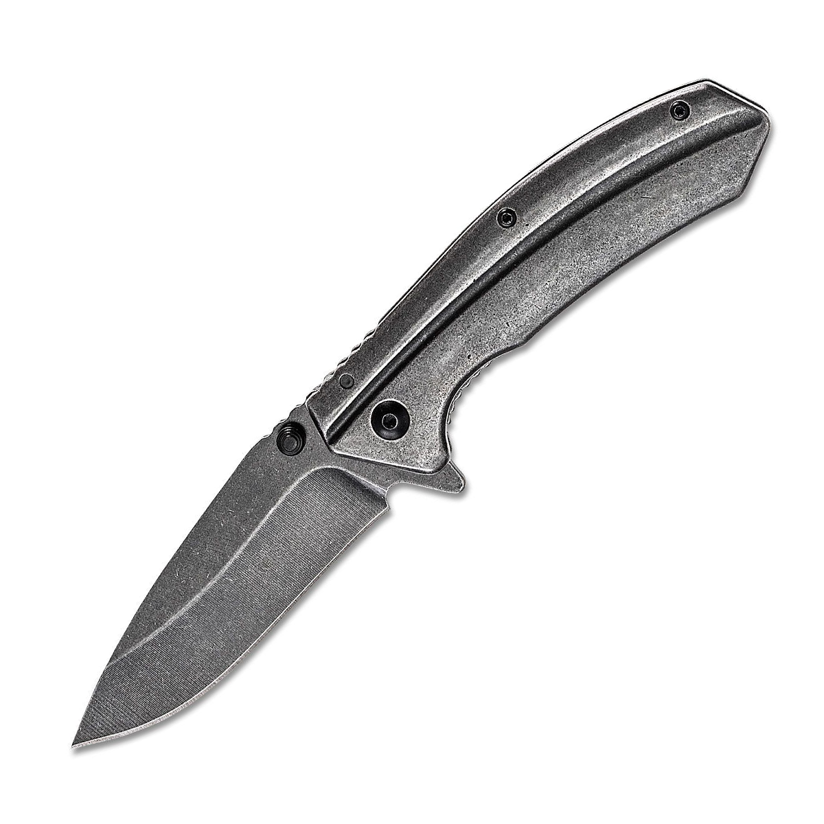 Kershaw Filter Flipper Blackwash Stainless Steel Blackwash Plain