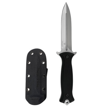Takumitak Havoc Black G10 4.75in Polished Spear Point Fixed Blade