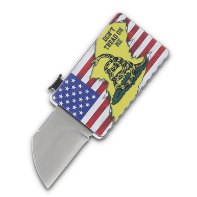 Rough Rider Don't Tread On Me Money Clip Slide Lock Knife RR2695
