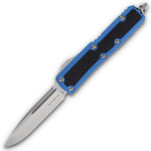 Microtech Daytona OTF Auto Signature Series Blue 3.125in Single Edge AUMT12410BLS