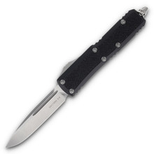 Microtech Daytona S/E Signature Series Stonewash Standard Black Aluminum