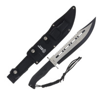 Sierra Zulu 24 Inch Trident Machete Clampack SZ-5606CP - Smoky