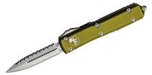 Microtech Ultratech Out-The-Front Automatic Knife (D/E Stonewash F/S | OD Green)