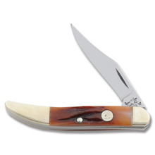 Bear & Son Little Toothpick Folding Knife Red Stag Bone BRCRSB1935