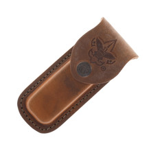 Case XX Boy Scouts of America Medium Brown Leather Sheath