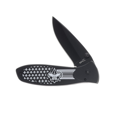 Tec X Tags-L Boy Scouts of America Folding Knife CA18087 - Smoky