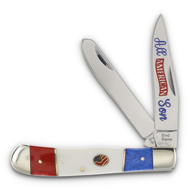 Frost Steel Warrior Trapper Folding Knife All American Series Son