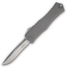Microtech Hera II Recurve Natural Clear Stonewash Standard